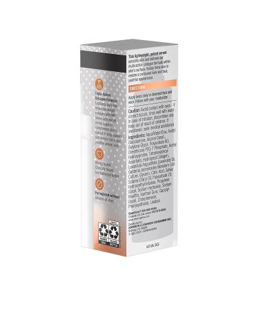 Neutrogena Rapid Firming Collagen Triple Lift Face Serum 1 fl. oz - Hydrating Serum with AHP Amino Acid for Firm & Smooth Skin - Buy Online on GoSupps.com