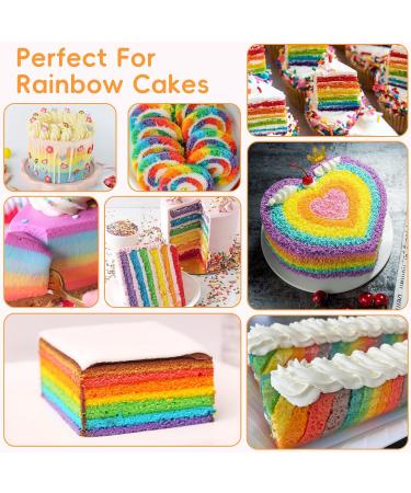 Waysroma Colorant Alimentaire 7x12ml Hautement Concentr & Sans Sucre Colorant Alimentaire Liquide pour P tisserie G teaux Macarons Fondants P ques Biscuits Beignets (Arc-en-ciel) 12 ml (Lot de 7) 84.0 - Buy Online on GoSupps.com