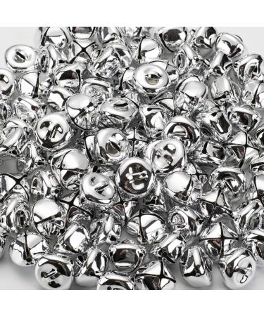 100PCS 1 Inch Silver Jingle Bells - Christmas Craft Decorations for Party, Wedding & DIY Projects - Buy Online on GoSupps.com