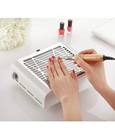 Miss Sweet Electric Nail Dust Collector - White | Manicure Essential - Buy Online on GoSupps.com