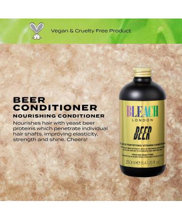 BLEACH LONDON Beer Conditioner - Vegan & Cruelty-Free Hair Protein Treatment for Breakage Reduction - 8.4 fl oz - Buy Online on GoSupps.com
