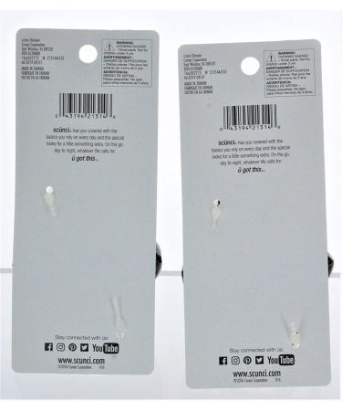 Scunci Flexible Bun Clip for Thick Hair - Black/Brown (1 Count) - Buy Online on GoSupps.com