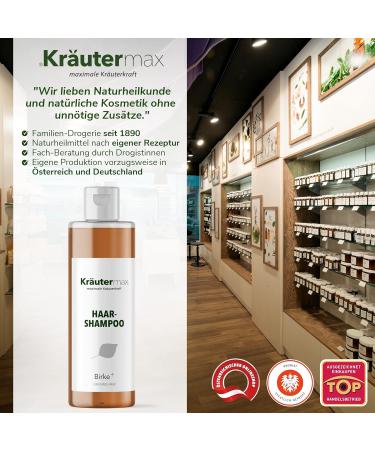 Herbal Max Birch shampoo hair birch shampoo hair shampoo for hair care 3 x 250 ml - Buy Online on GoSupps.com