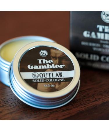 The Gambler Bourbon-Inspired Solid Cologne - Whiskey Old-fashioned Tobacco and a Hint of Leather in a Pocket-Sized Tin - Men s or Women s Cologne - Outlaw Bourbon Tobacco Leather - Buy Online on GoSupps.com