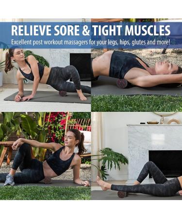2-Pack Peanut Massage Balls for Muscle Relief & Fascia Stretching - Red Black Pink White Blue - Buy Online on GoSupps.com