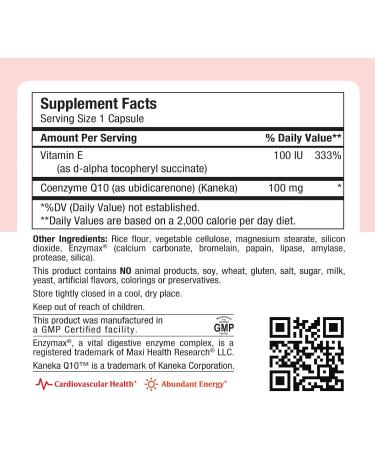 Maxi Co-Q Supreme - 90 Capsules | Premium CoQ10 for Heart Health & Energy | Worldwide Shipping - Buy Online on GoSupps.com