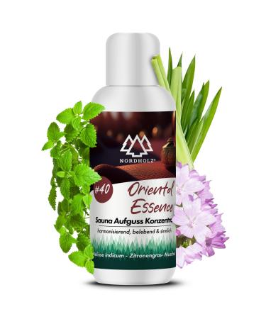 Nordholz sauna infusion choose from 48 varieties 100ml - sauna infusion agent #40 Oriental essence Special & natural sauna fragrance for intensive & relaxing moments - perfect sauna accessories
