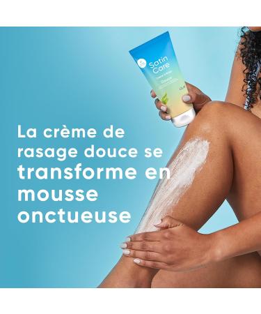 Venus Satin Care Gentle Shaving Cream for Women Protects from Razor Burns and Irritations Deep Moisturizes Soothing Formula Dermatologically Tested 1 x 177 ml - Buy Online on GoSupps.com