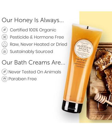 Perlier Sweet Honey Miel Shower & Bath Cream - 100% Organic Honey, Deep Moisturization - 16.9 oz - Buy Online on GoSupps.com