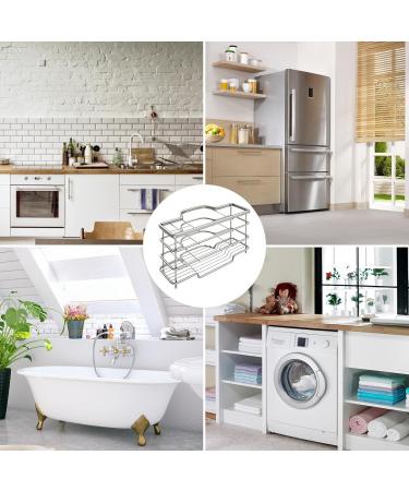 Premium Stainless Steel Toothbrush & Bathroom Accessories Set - 6 Seat Black Ventilated & Standing - Modern Kitchen Silver - Buy Online on GoSupps.com