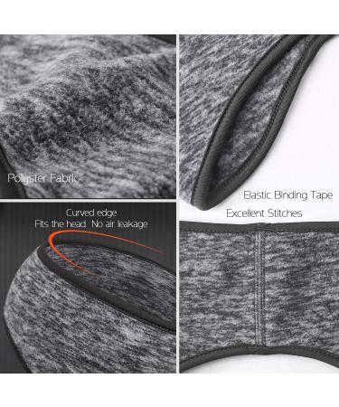 RoysMart Sports Headband - Winter Ear Warmer & Thermal Stretchy Headband for Jogging Running Hiking & Cycling - Unisex Black & Gray - Buy Online on GoSupps.com