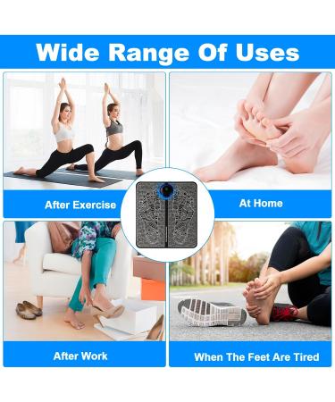 Buy Electric EMS Foot Massager - Foldable USB Charging for Improved Blood Circulation | International Shipping - Buy Online on GoSupps.com