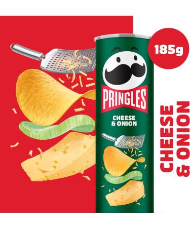 Pringles Cheese & Onion Sharing Crisps 185g - Buy Online on GoSupps.com