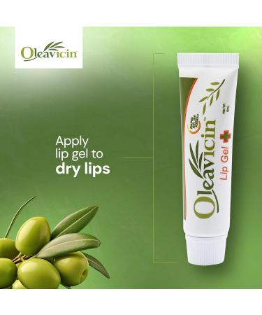Oleavicin Lip Gel Natural Cold Sore & Fever Blister Treatment with Organic Olive Leaf Fast-Acting Relief 1.3oz (3.8) - 3 Pack - Buy Online on GoSupps.com