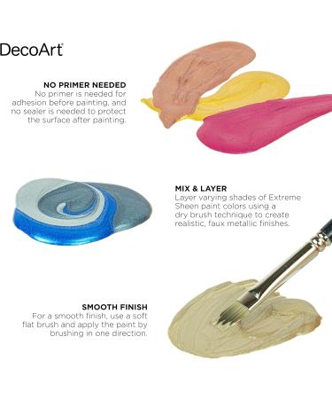 DecoArt Acrylic 2 Ounce Pink Tourmaline Extreme Sheen Paint 2 Fl Oz (Pack of 1) Pink Tourmaline - Buy Online on GoSupps.com