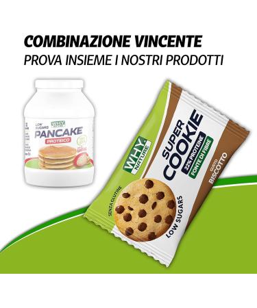  WHY NATURE WHY NATURE LOW SUGAR PANCAKE PROTEIC - Protein Pancakes - Prepared For Pancakes With Oatmeal - Cookies Flavour - 800g - Buy Online on GoSupps.com