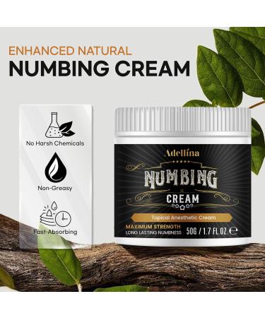Numbing Cream Maximum Strength: Long Lasting Extra Relief with Arnica and Emu Oil (1.7 OZ) 1.7 Ounce - Buy Online on GoSupps.com