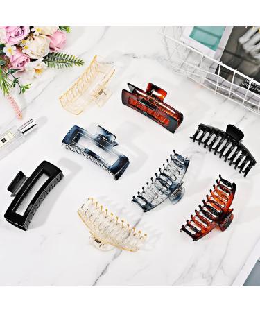 Big Claw Clips for Thick Hair - 5.25 Jumbo Clips for Women - Strong Non-Slip Design for Long Curly Hair - Glossy Colors Available - Buy Online on GoSupps.com