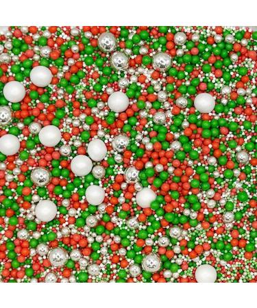 Twist Ingredients - Pearls Mix - Twinkle Christmas - Cake Topper Sprinkles - 1kg Edible Shimmer Ball Cupcake Decorations - Perfect for Weddings Christenings & Xmas Parties Twinkle Xmas - Buy Online on GoSupps.com