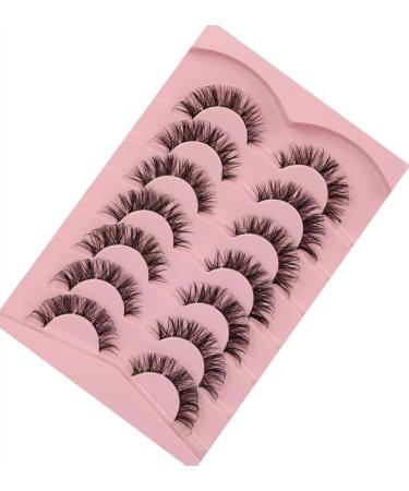 Pooplunch Cat Eye Cluster Lash Flares Extension DIY Kit - 7 Pairs Faux Mink False Eyelashes Multipack - Buy Online on GoSupps.com