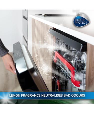Long-Lasting Lemon Fragrance Eco+ Deodorant for Dishwasher | 2 Shells, Up to 120 Washes | Eliminates Bad Odours - Buy Online on GoSupps.com