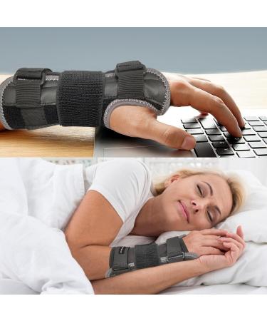 SPOTBRACE Adjustable Wrist Brace for Carpal Tunnel Relief Metal Splint Support for Men & Women | Night Stabilizer for Arthritis & Tendinitis Pain - Buy Online on GoSupps.com