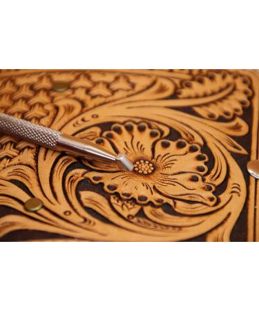 4pcs Stainless Steel Leather Beveling Set - Smooth Angle Beveler Stamps for DIY Leather Crafts - Buy Online on GoSupps.com