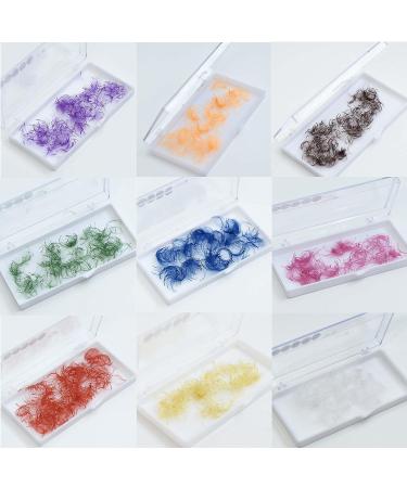 VNE 500 Fans Colorful Premade Volume Lash Extensions | Red 6D | 15mm D Curl | Single Color Box - Buy Online on GoSupps.com