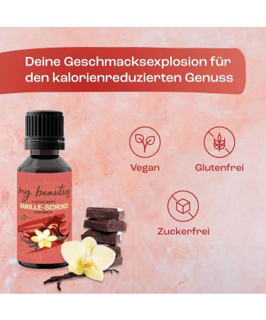 Buy My Beauties Flavour Drops 30ml - Sugar-Free Vanilla & Chocolate Aroma Drops for Food | Low-Calorie Flavoring - Buy Online on GoSupps.com