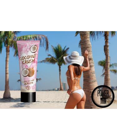 Power Tan Coconut Crush Sunbed Tanning Lotion 250ml - Accelerator Cream - Buy Online on GoSupps.com
