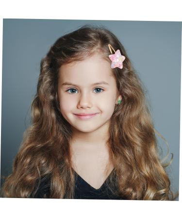 FRCOLOR 5 Pairs Hairpin Child Barrette Toddler Hair Kid Barrette Girls Shining Hair Clip Glitter Clips Kids Barrettes Xmas Hair Clips Butterfly Hair Clip Kids Tiara Sequins Baby Girl Flash - Buy Online on GoSupps.com