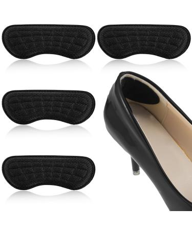 2 Pairs Heel Grips Liner Cushions Premium Heel Pad Inserts for Loose Shoes Soft Heel Cushion Mat Back of Heel Cushions Protectors Anti Slip Shoe Filler for Shoes Too Big Women Men