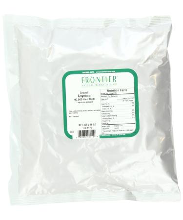 Frontier Natural Products Ground Cayenne 90000 Heat Units 16 oz (453 g)
