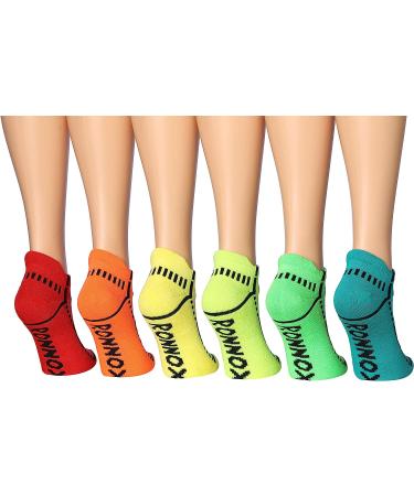 RONNOX Women's 12-Pairs Low Cut Running and Athletic Performance Tab Socks - Small-Medium, Assorted Colors - Buy Online on GoSupps.com