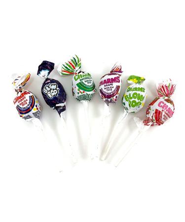 CrazyOutlet Charms Blow Pops Hard Candy Lollipops - Assorted Fruit Flavors - 2lb Bulk Pack (60 Count) - Buy Online on GoSupps.com