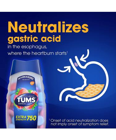 TUMS EX Assorted Berries 8 Count - Pack of 12 Antacid Rolls - Buy Online on GoSupps.com