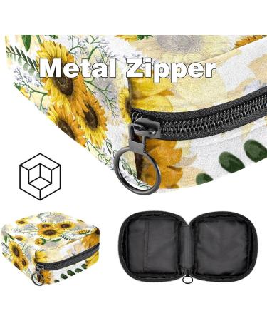 Shop Sunflower Ladies Napkin & Storage Bag - Portable Period & Breastfeeding Pillow Holder for Women & Teens - Buy Online on GoSupps.com
