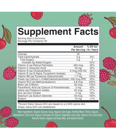 MaryRuth Organics Prenatal Postnatal Multivitamin Gummies (Strawberry) & Women's (Cherry & Raspberry) | USDA Organic | Vitamins for Breastfeeding Beauty & Immunity | Vegan No Gelatin - Buy Online on GoSupps.com