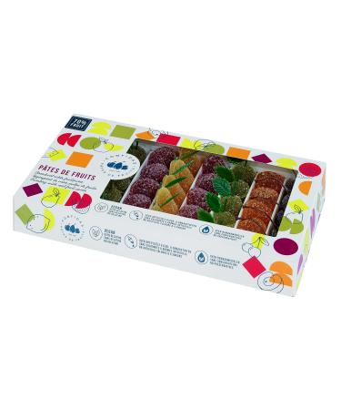 Fruit pasta flavors fruit orchards 1 kg, flavors (green apples, apricots, black cherries, plums, yellow pears), gluten free, preservative-free, colorless and artificial flavors.