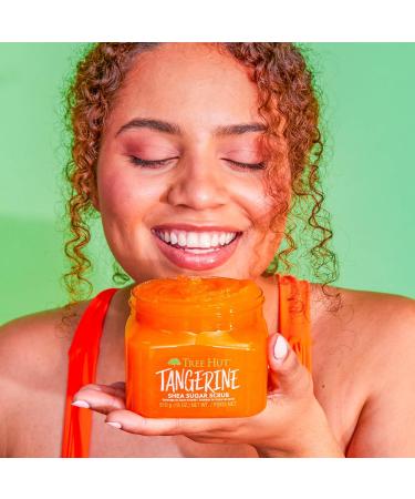 Tree Hut Tangerine Shea Sugar Scrub 18 oz | Ultra Hydrating & Exfoliating Body Care - Buy Online on GoSupps.com