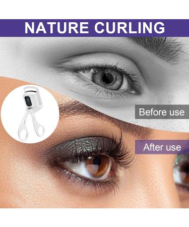 Rechargeable Heated Eyelash Curler | 3 Heating Modes, Digital Display | Handheld Electric Curler for Quick Natural Curling and Long Lasting Results - Buy Online on GoSupps.com