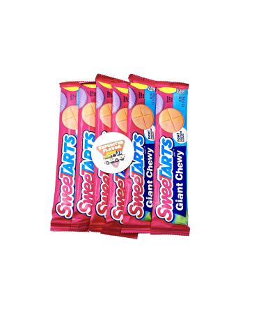 Sweetarts Giant Soft and Chewy Candy 1.35 OZ (Pack of 6)