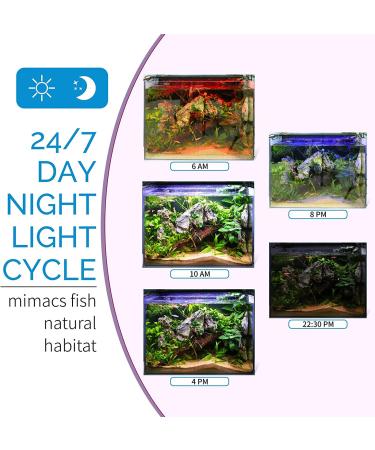 Hygger Advanced LED Aquarium Light | 24/7 Timer, Customizable 7 Color 5 Intensity Full Spectrum Light for 55-75 Gallon Fish Tank | 48-54 inches - Buy Online on GoSupps.com