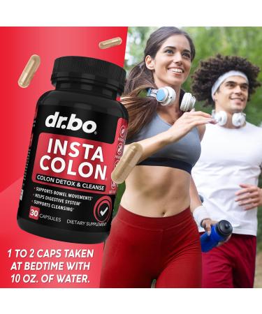 Colon Cleanser Detox - 15 Day Natural Weight Flush Pills for Fast Relief & Gut Health | Bowel Movement Support for Men & Women - Buy Online on GoSupps.com