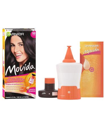 Garnier Tint & Care Cream 50 Cassis | Ammonia-Free Intensive Hair Color Set (3-Pack) | Bright & Gray Hair Coverage - Buy Online on GoSupps.com