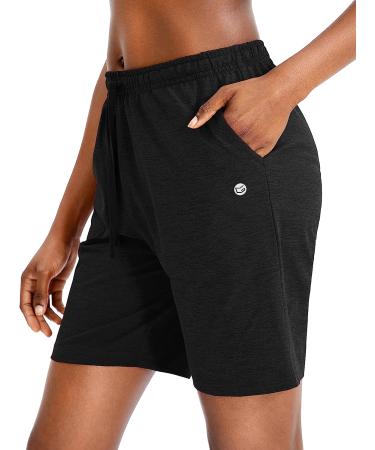 G Gradual Women's Bermuda Shorts Jersey with Deep Pockets | Black XL - Buy Online on GoSupps.com