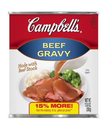 Campbell's Beef Gravy 13.8 Oz Can - Pack of 12 | Delicious & Convenient - Buy Online on GoSupps.com