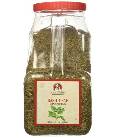 Chef's Quality Basil Leaves, 24 Ounce Bottle