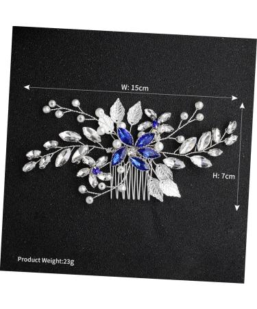 DOITOOL Hair Comb Clip Bride Insert Comb Rhinestone Hair Comb Hair Comb Wedding Hair Comb for Women Wedding Hair Comb Bridal Hair Comb Hair Comb Decorative Tiara Simple Accessories Banquet - Buy Online on GoSupps.com