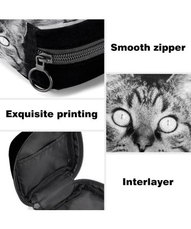 GIAPB Period Bag - Sanitary Napkin Storage & Makeup Pouch (Animal Cat Picture) - Color732 - Buy Online on GoSupps.com